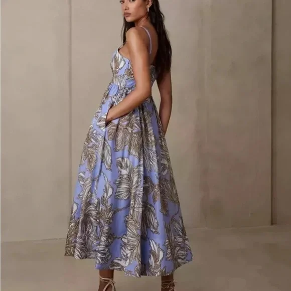 Banana Republic Cotton Silk Maxi Dress - Picture 2 of 7